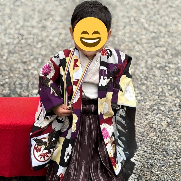 美品✨七五三 3歳 男の子 着物セット ジャパンスタイル