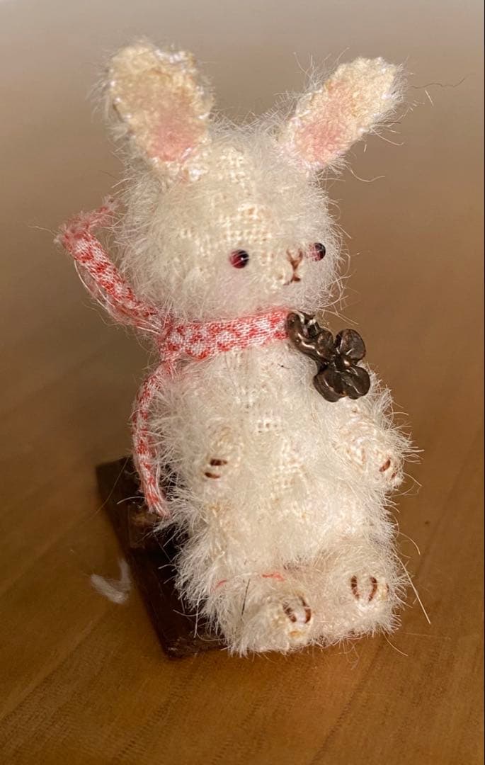 moriのえほん様 ラブリーなうさぎさん ミニチュアぬいぐるみ