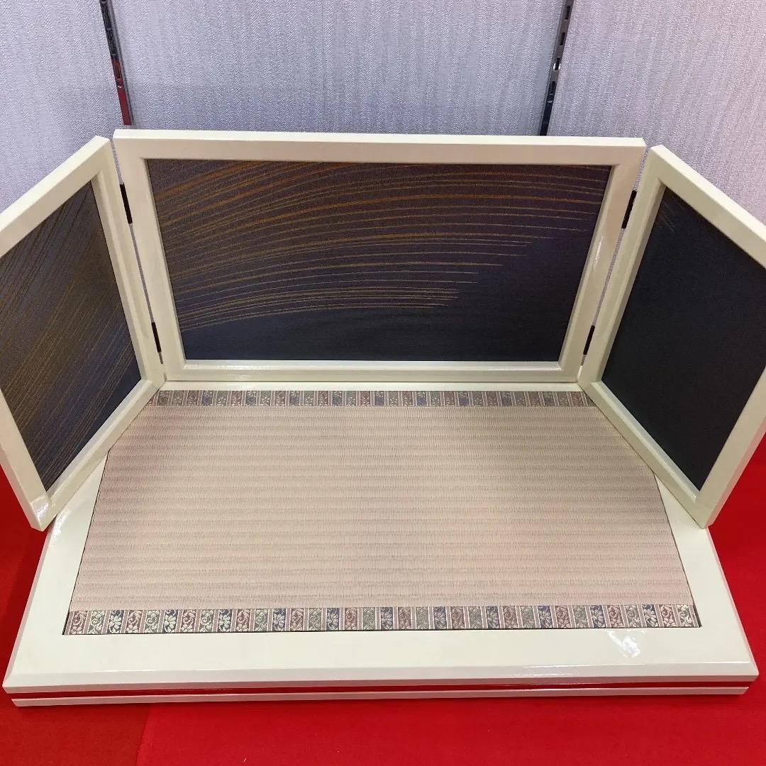 F5 ひな人形台と屏風のみ　新王飾り台　雛飾り台　3月屏風