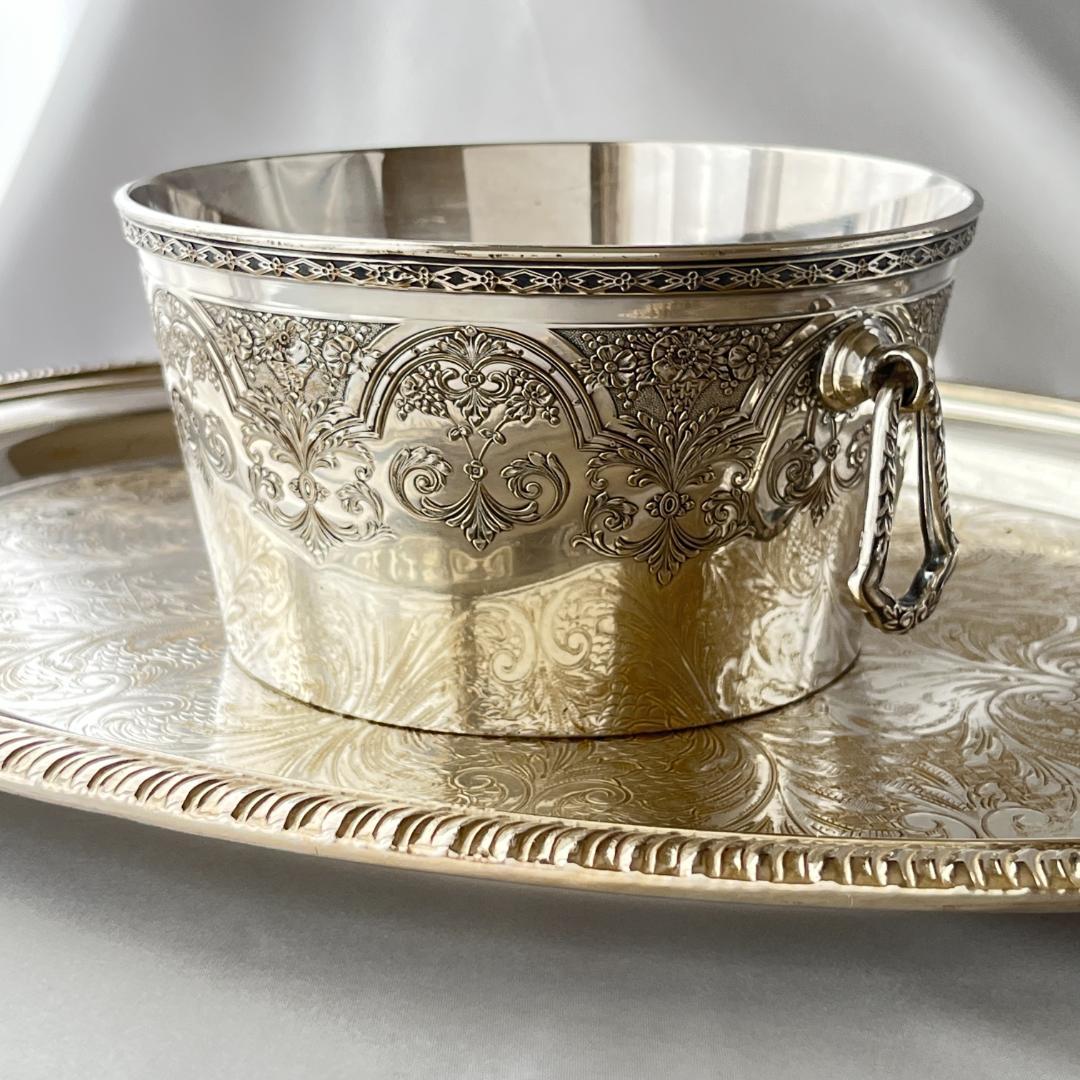 【WILCOX】アイスバケツ / ライナー 【シルバープレート】