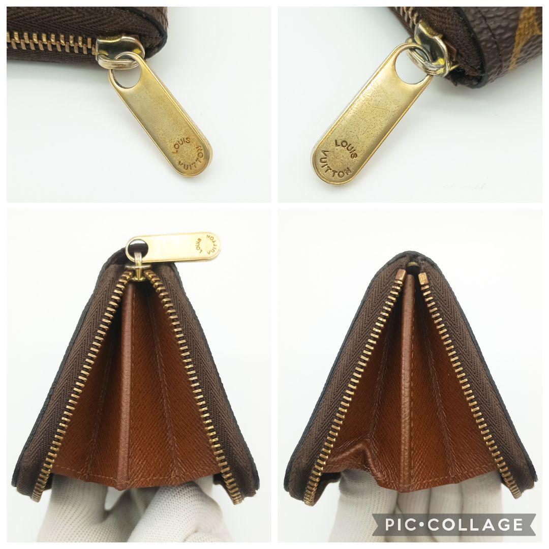 【美品S】ルイヴィトン　ジッピーパース　モノグラム　コンパクト財布