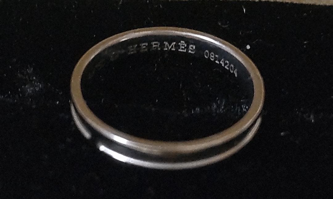 HERMÈSアンプラント#49エルメスK18WGアリアンヌ似