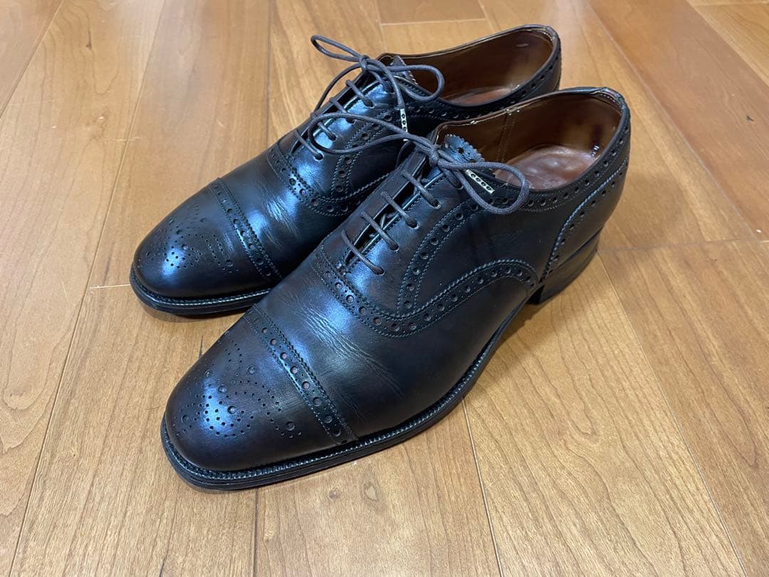 【美品3都市】旧チャーチ ディプロマット ダークブラウン65F シューツリー付