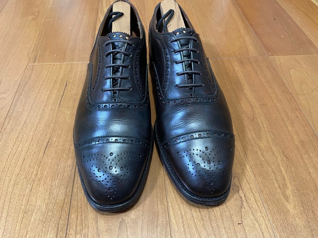 【美品3都市】旧チャーチ ディプロマット ダークブラウン65F シューツリー付