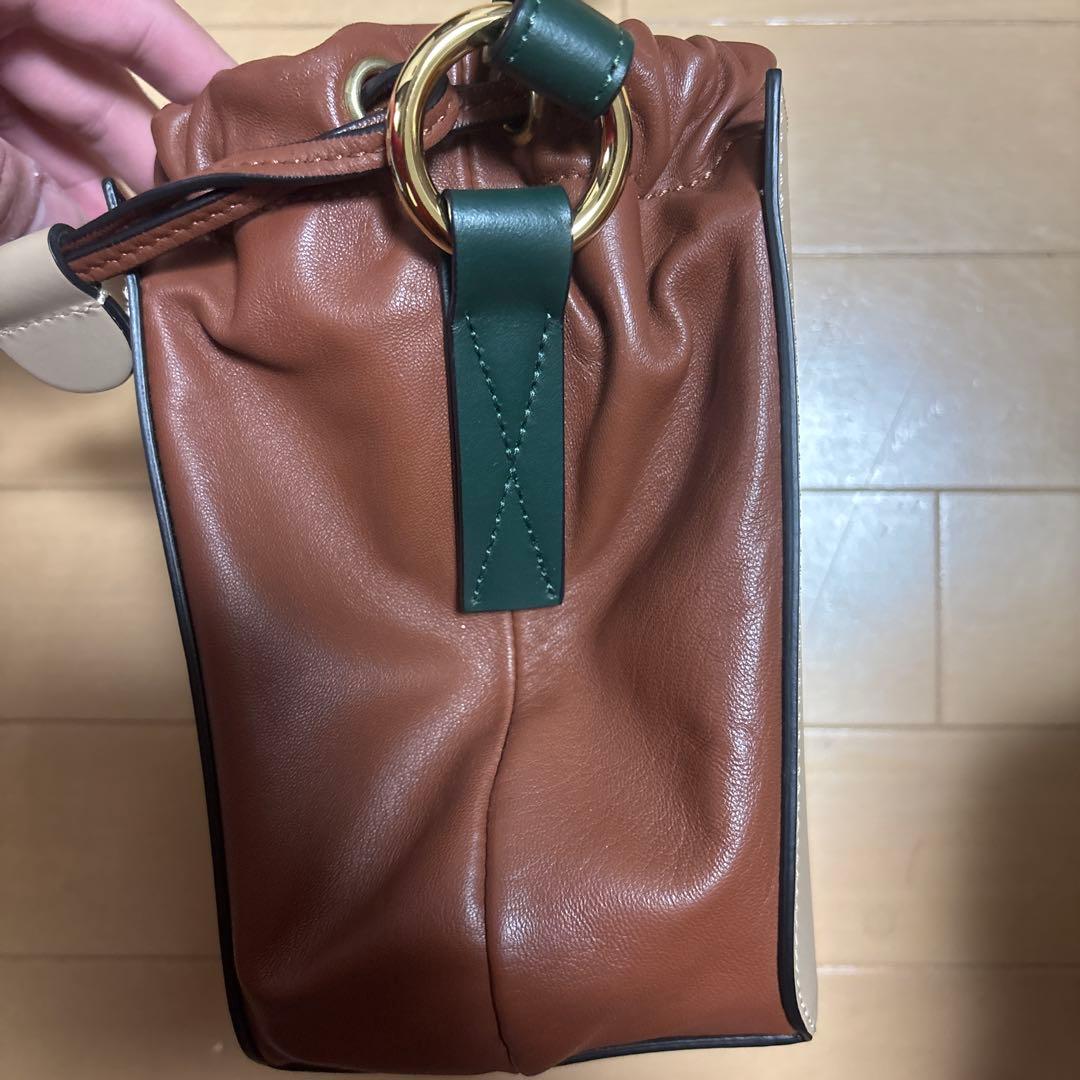 のんMARNI ショルダーバッグ ベージュ/ブラウン