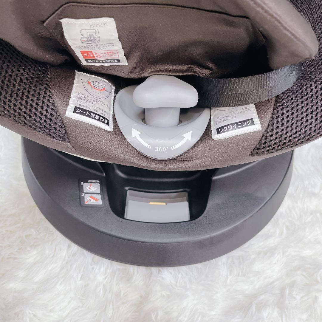 良品]エールベベ クルット5i グランス グランブラウン ISOFIX