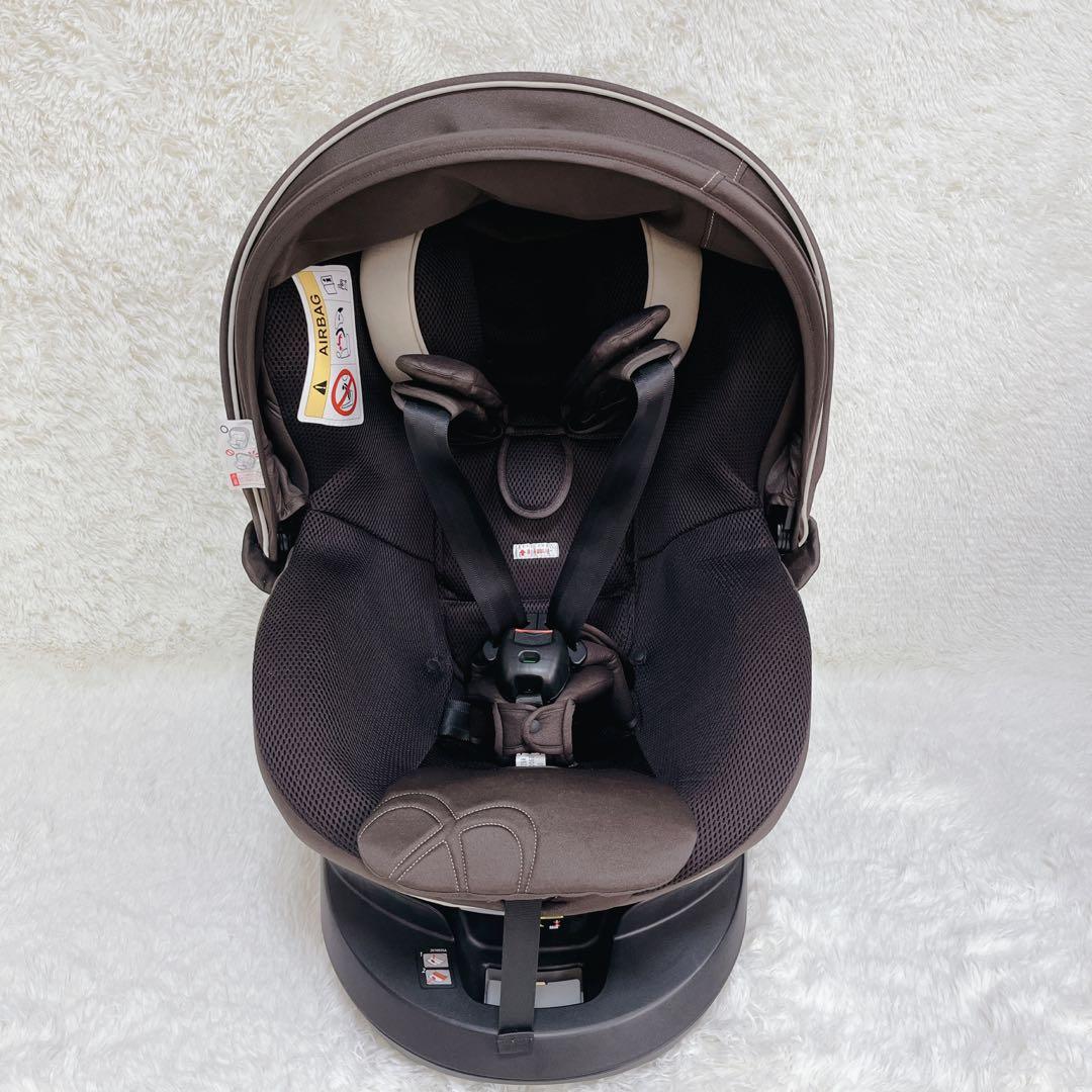 良品]エールベベ クルット5i グランス グランブラウン ISOFIX