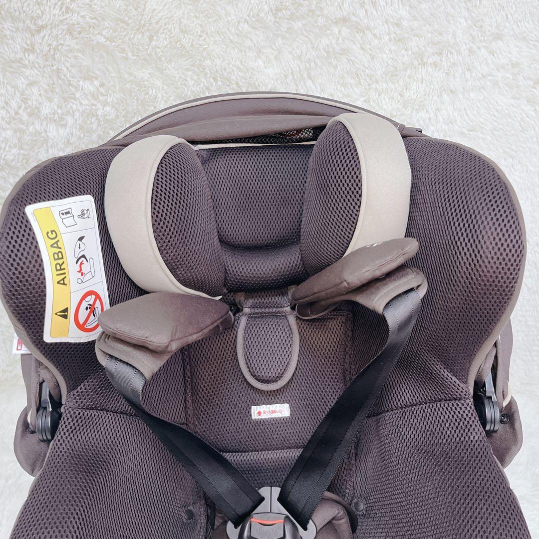 良品]エールベベ クルット5i グランス グランブラウン ISOFIX