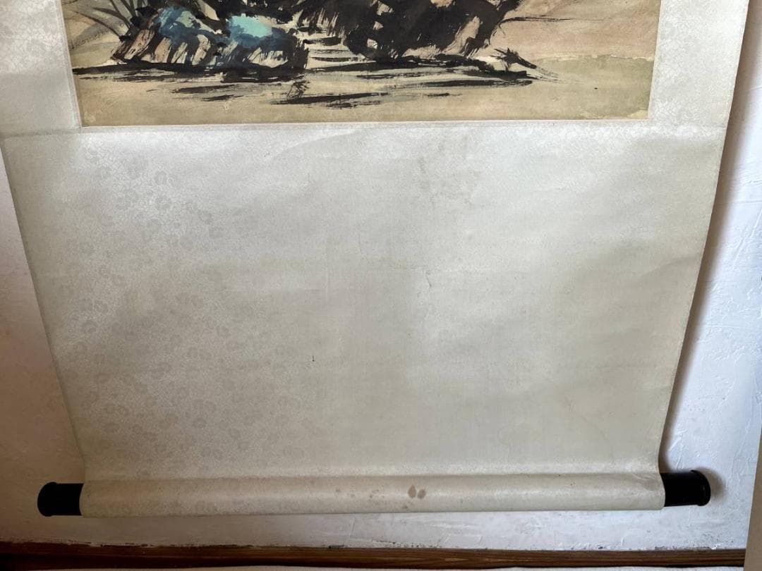 掛軸■猛虎 光正 絹本 肉筆 日本画 古美術 時代物 骨董品■⑯