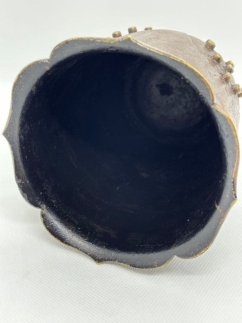 #美品✨ 銅製 吊り鐘　半鐘（小型梵鐘）S-8