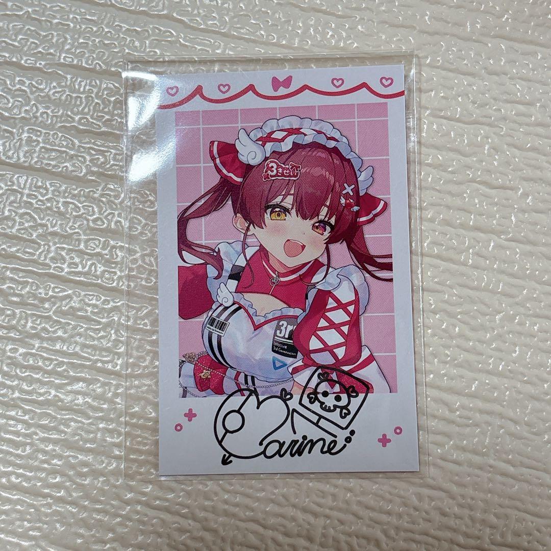 ホロライブ 3期生 1stEPきゅるるん大作戦 チェキカード 特典 宝鐘