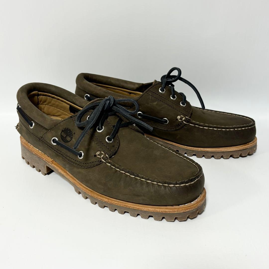 【訳あり】 ティンバーランド 3アイ クラシック ラグ シューズ オリーブ
