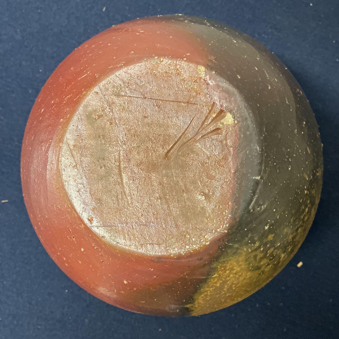 No.654やきもの 人間国宝藤原雄 備前壷 共箱 美品