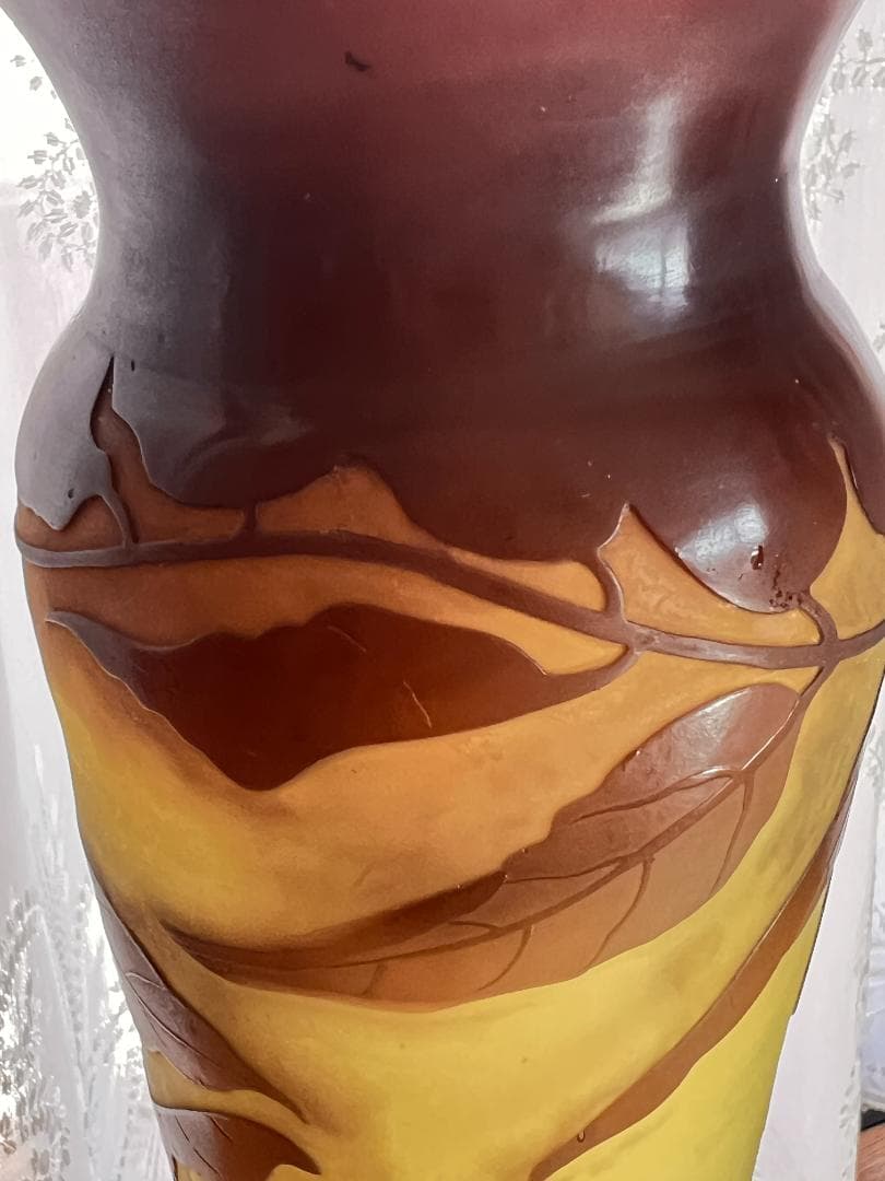 エミールガレ Galle 花瓶 アールヌーボー クレマチス - メルカリ