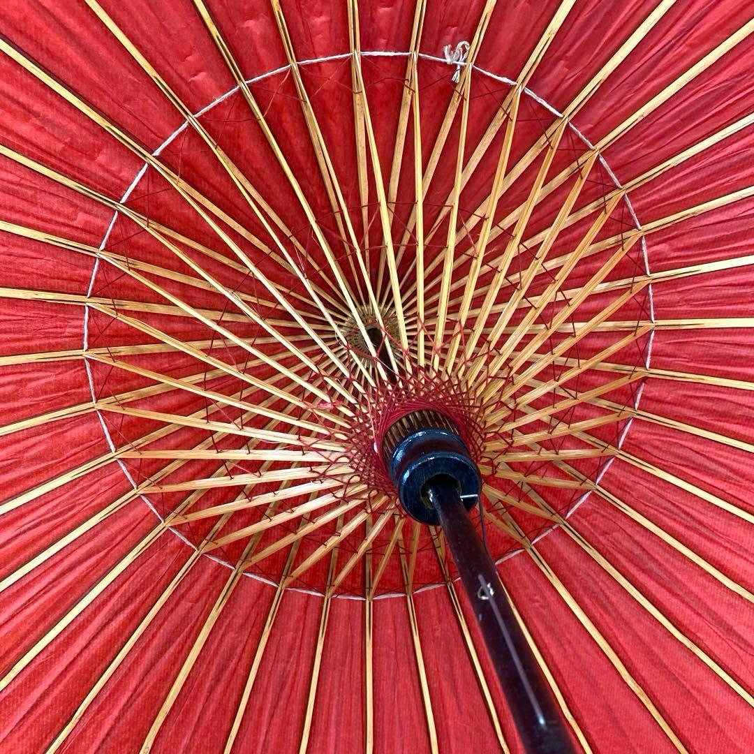 番傘 和傘 32本骨 アンティーク レトロ - メルカリ