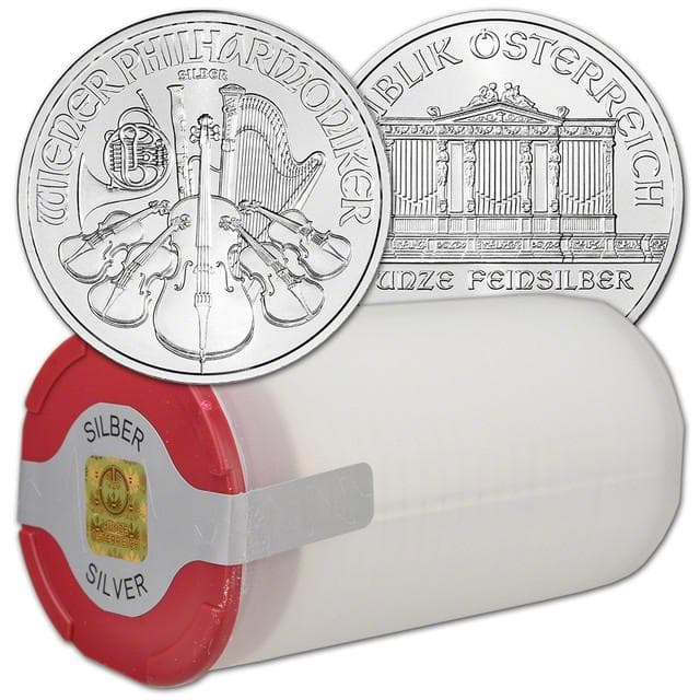 ウィーン銀貨 2023年 銀貨20枚 1オンス シルバー インゴット 銀