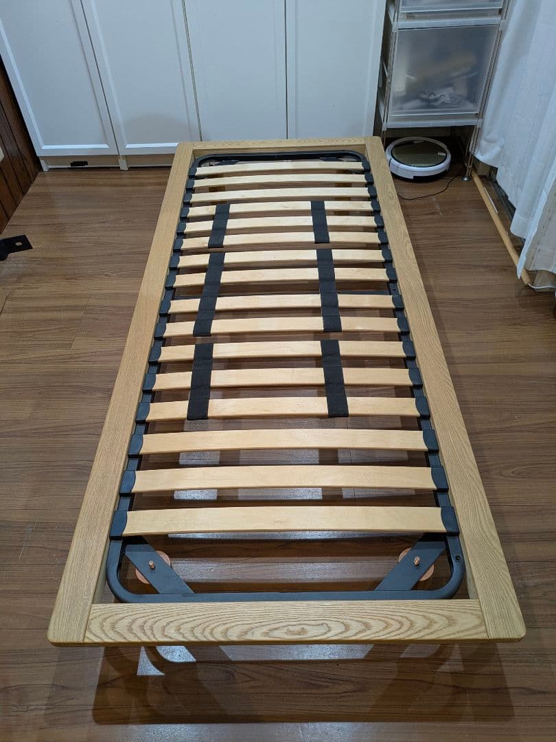 シングルベッドフレーム ナチュラルウッド