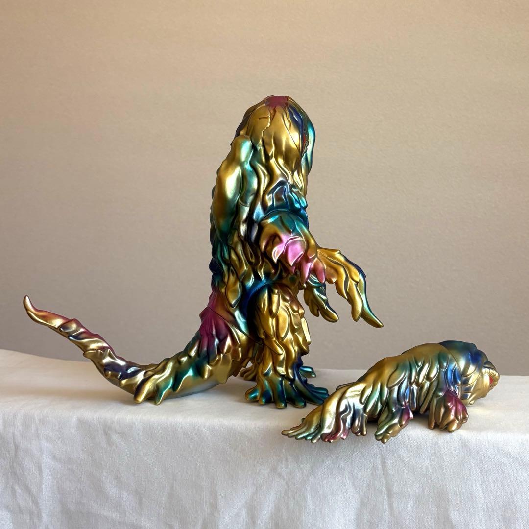 美品】ヘドラ フィギュア2体セット水中期（マルサン）モンスターズラボ