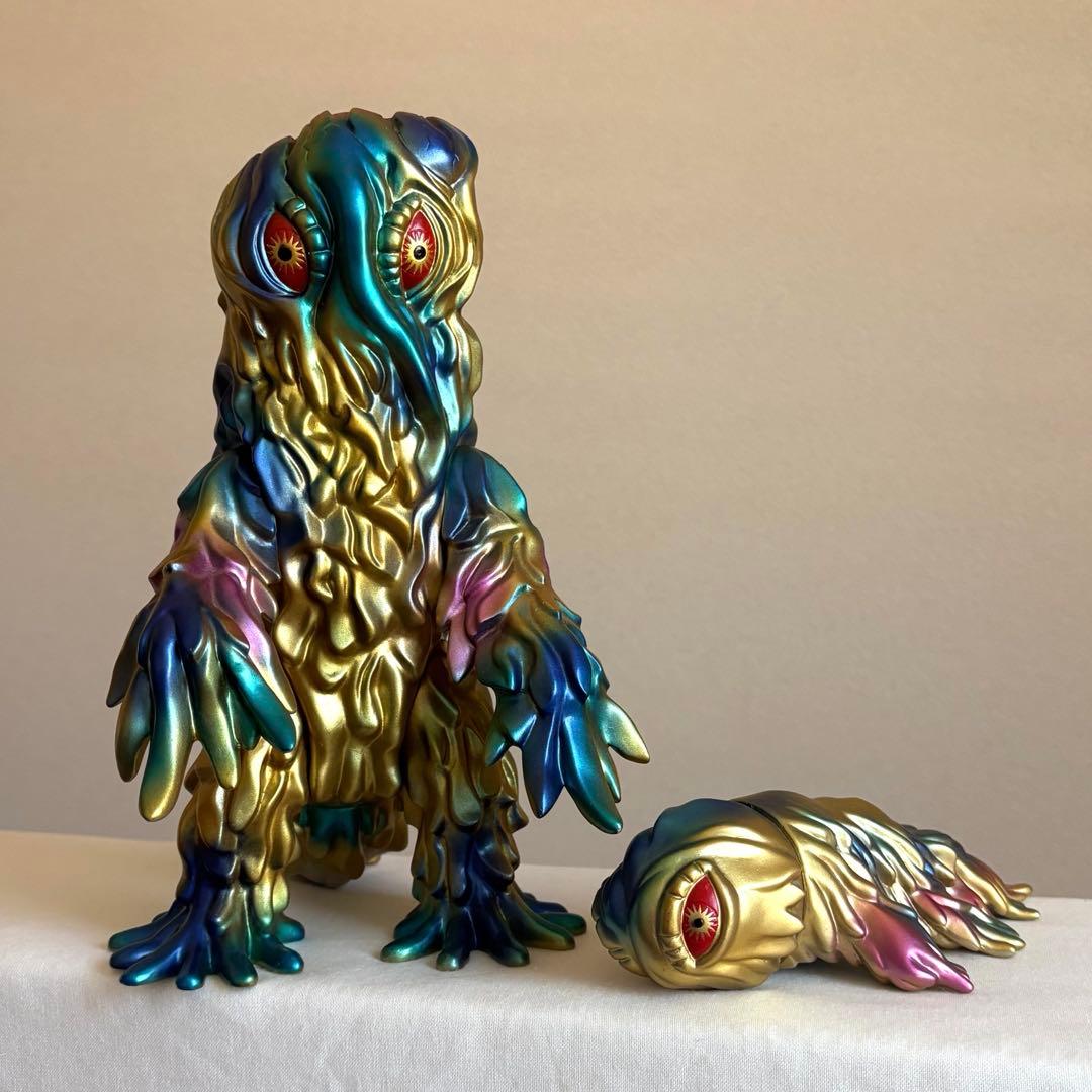 美品】ヘドラ フィギュア2体セット水中期（マルサン）モンスターズラボ