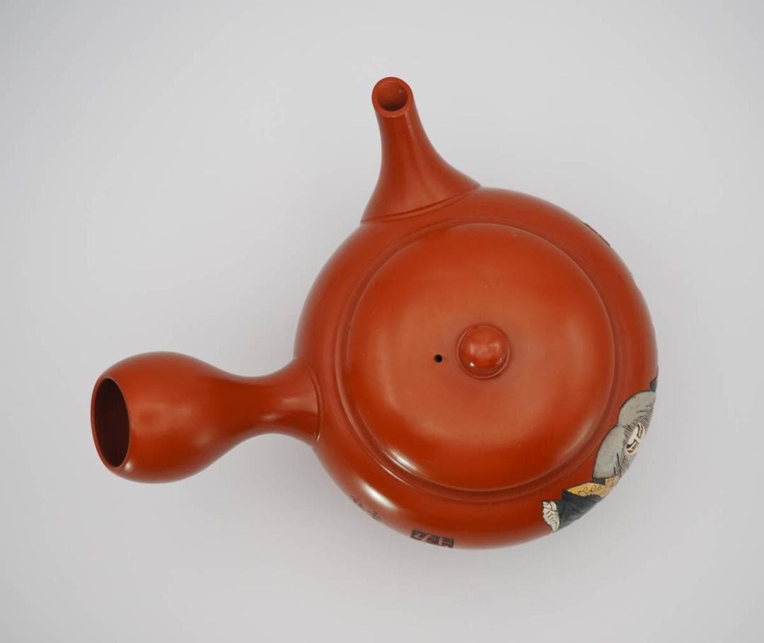 常滑焼 吉川雪堂 壺堂刀 歌舞伎十八番 鏡獅子 急須 茶注