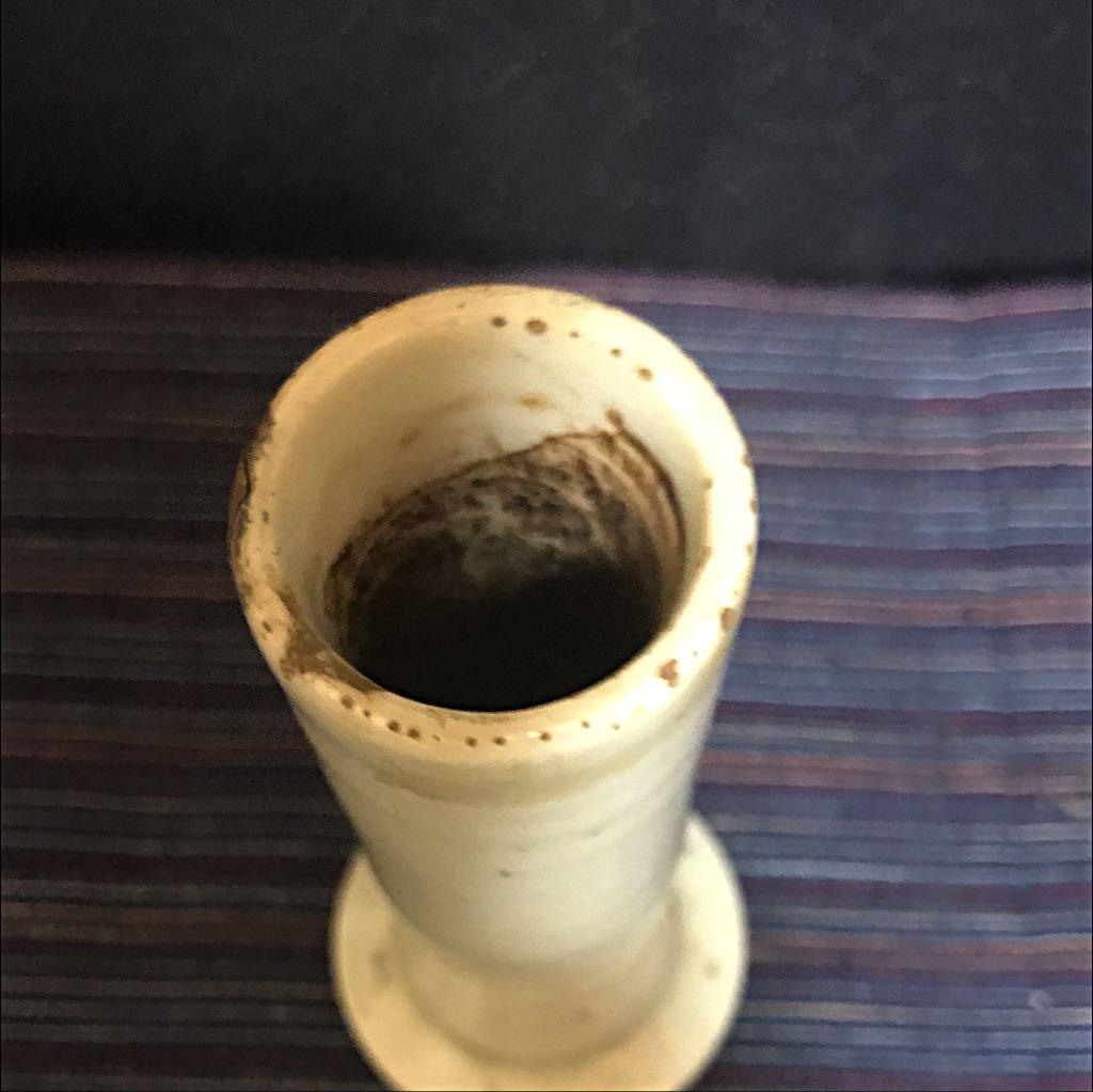 珍品 古伊万里 竹型竹図 一輪挿し（線香立て）本物保証