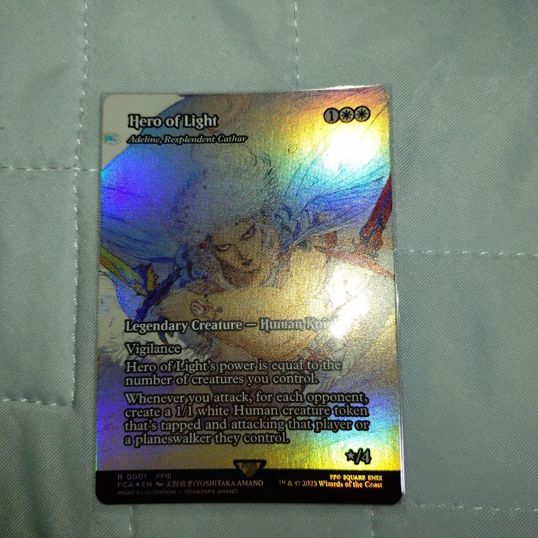 MTG 光の英雄　英語版　ショーケース 継承史 foil 天野喜孝　FF