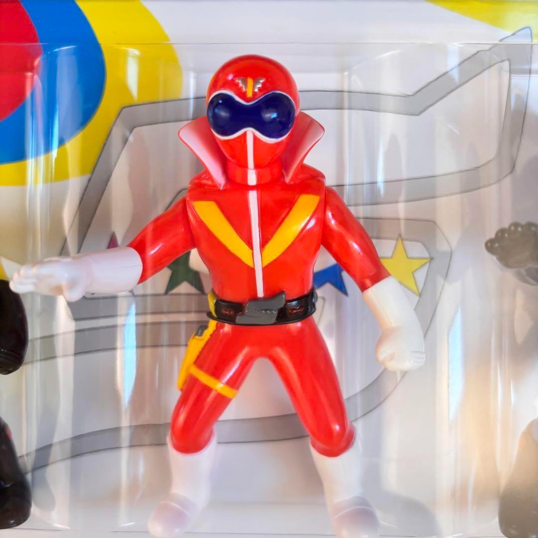 BANDAI 秘密戦隊ゴレンジャー ソフビセット 50周年限定品＋おまけ付