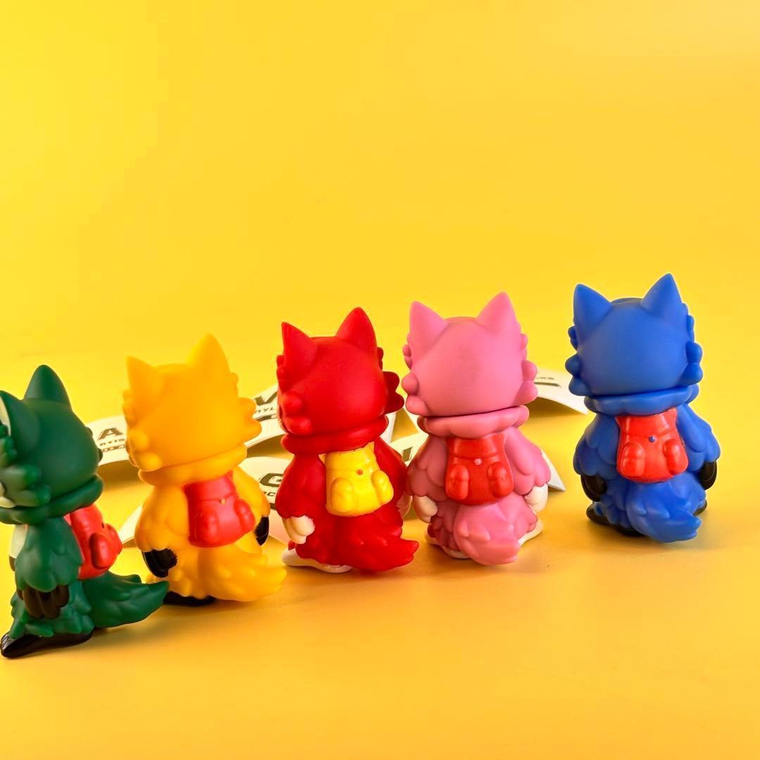 BANDAI 秘密戦隊ゴレンジャー ソフビセット 50周年限定品＋おまけ付