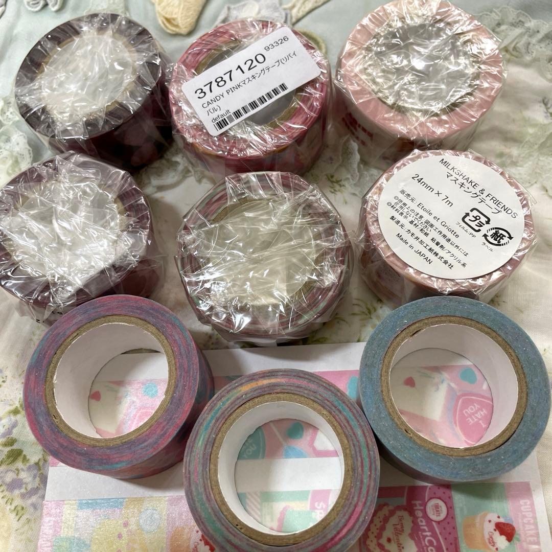 ♡エトワールエグリオットさんマスキングテープ未使用、中古あわせて7個セットです♡