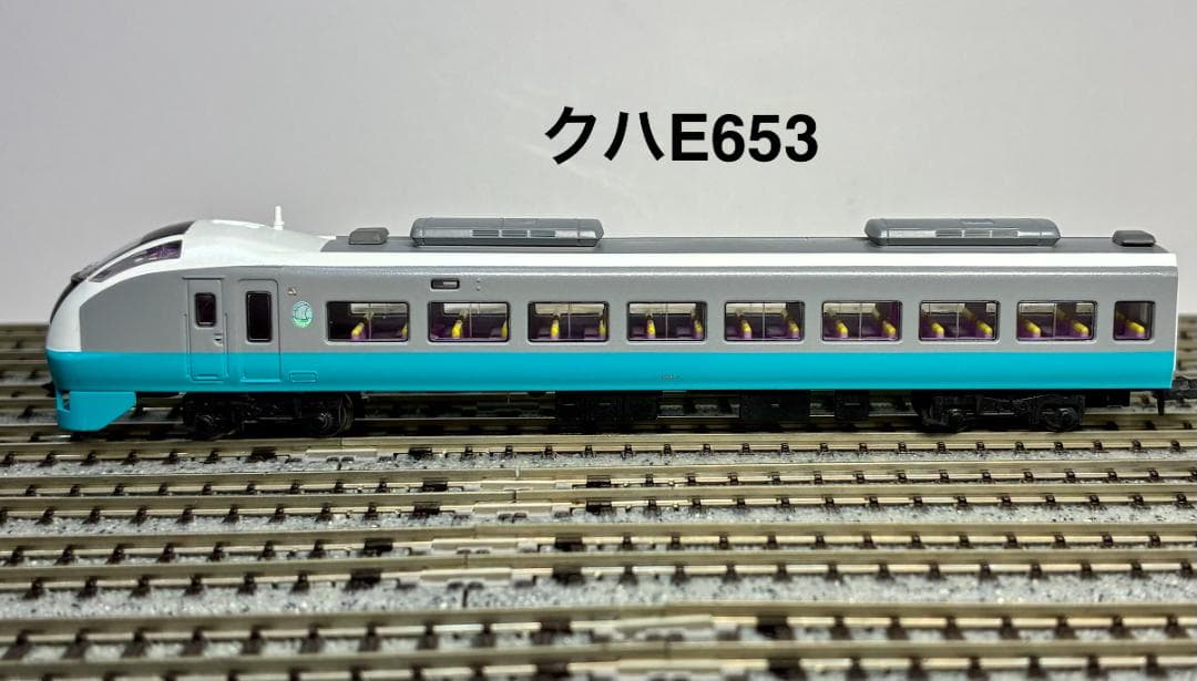 絶版 希少モデル＊E653系『フレッシュひたち 緑編成』7両セット