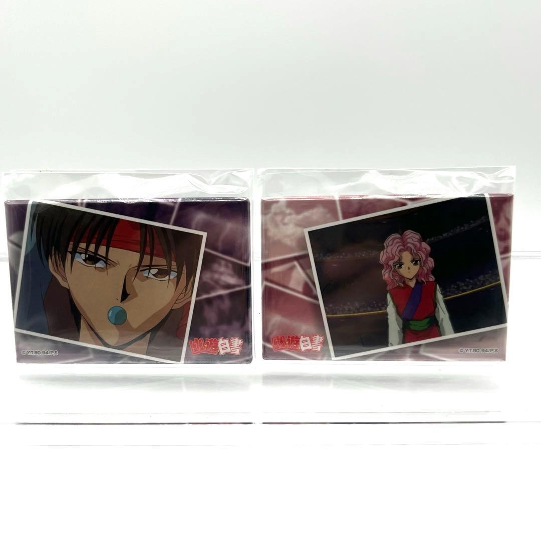 幽☆遊☆白書 場面写 スクエア缶バッジ 全12種コンプセット