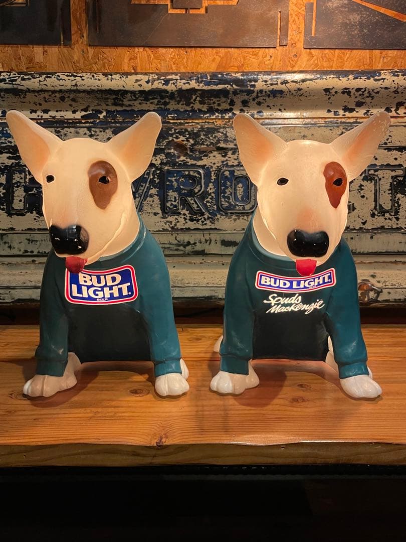 1987年 スパッズマッケンジー バド犬 ブルテリア バドライト - メルカリ