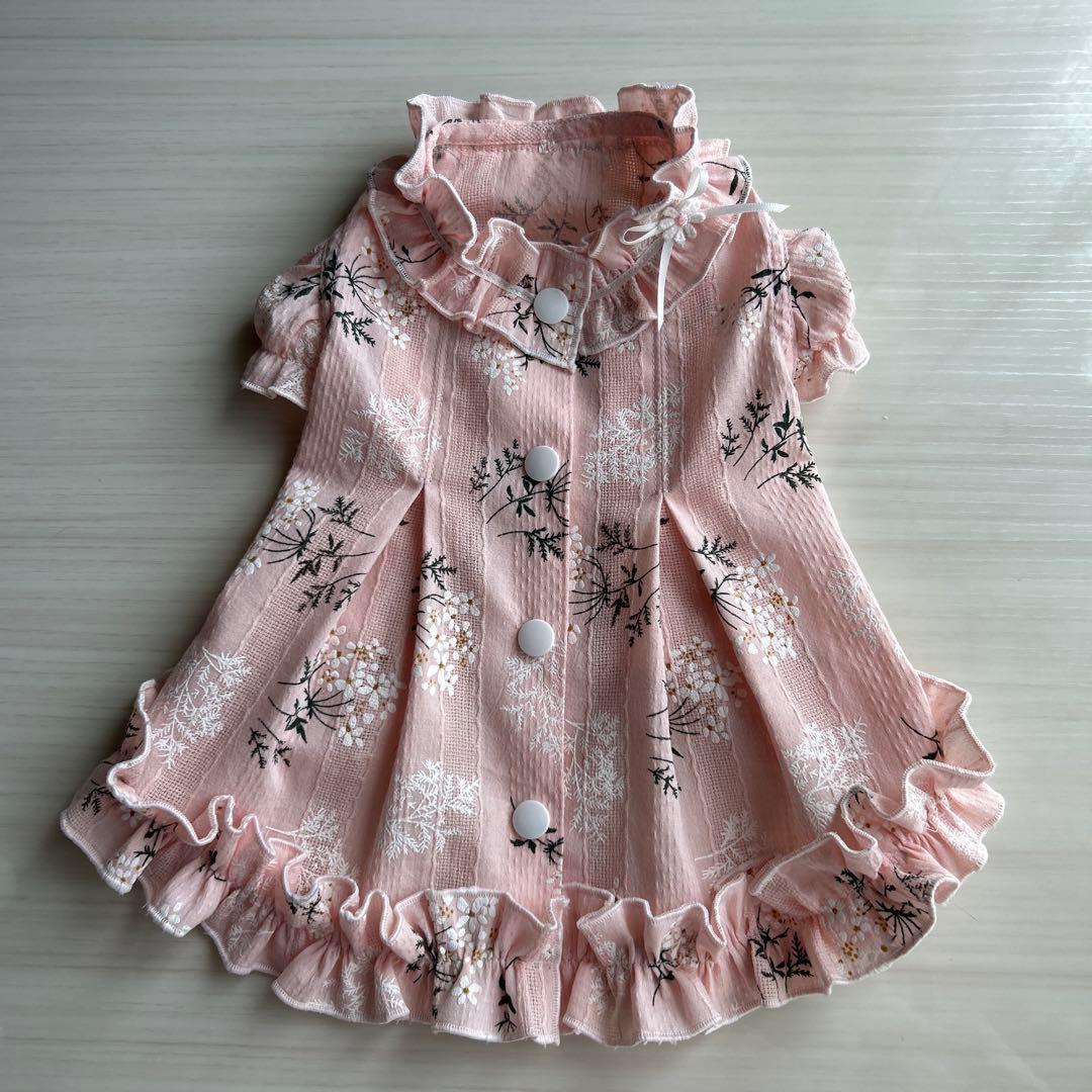 No.444•448•470 犬服ハンドメイド バックオープンワンピース3着