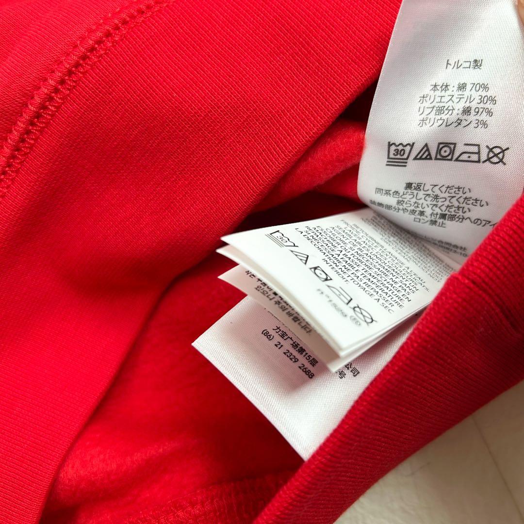 新作◇ラルフローレンポロベアフリーススウェット レッド 115