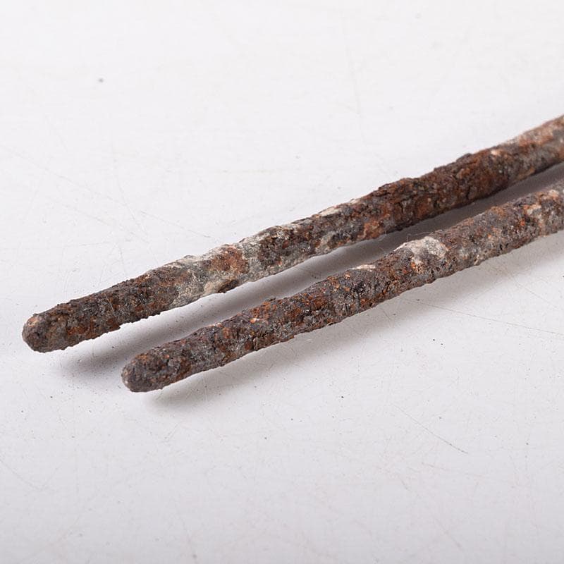 茶道具 鋳物師 金岡宗幸作 古鉄 火箸 共箱 C R7754 - メルカリ