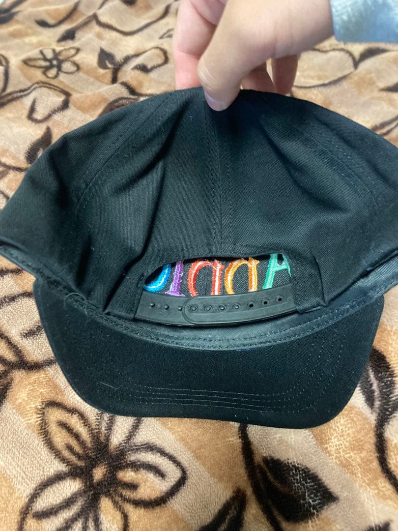 格安Apple アップルロゴヴィンテージキャップ帽子美品黒刺繍