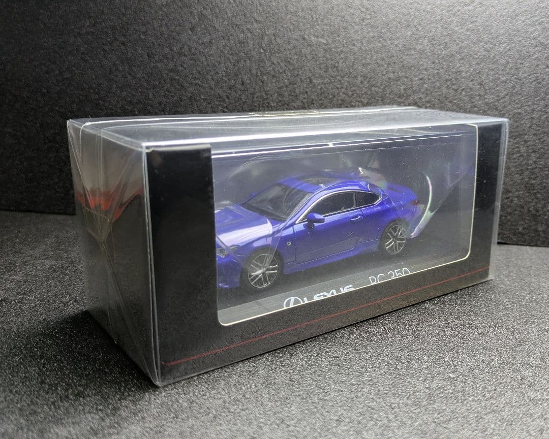 京商 1/43 レクサス RC 350 F スポーツ ヒートブルー　 ミニカー