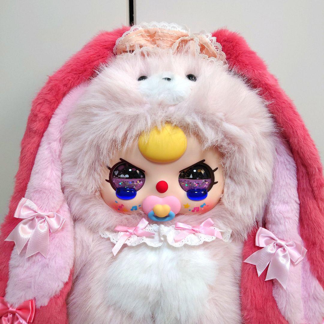 BabyThree　800%　うさぎ　パープルジュレ目　涙目　バブ