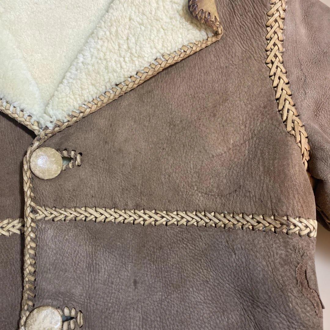 ジャケット・アウター 70s Vintage North Beach Mouton Coat