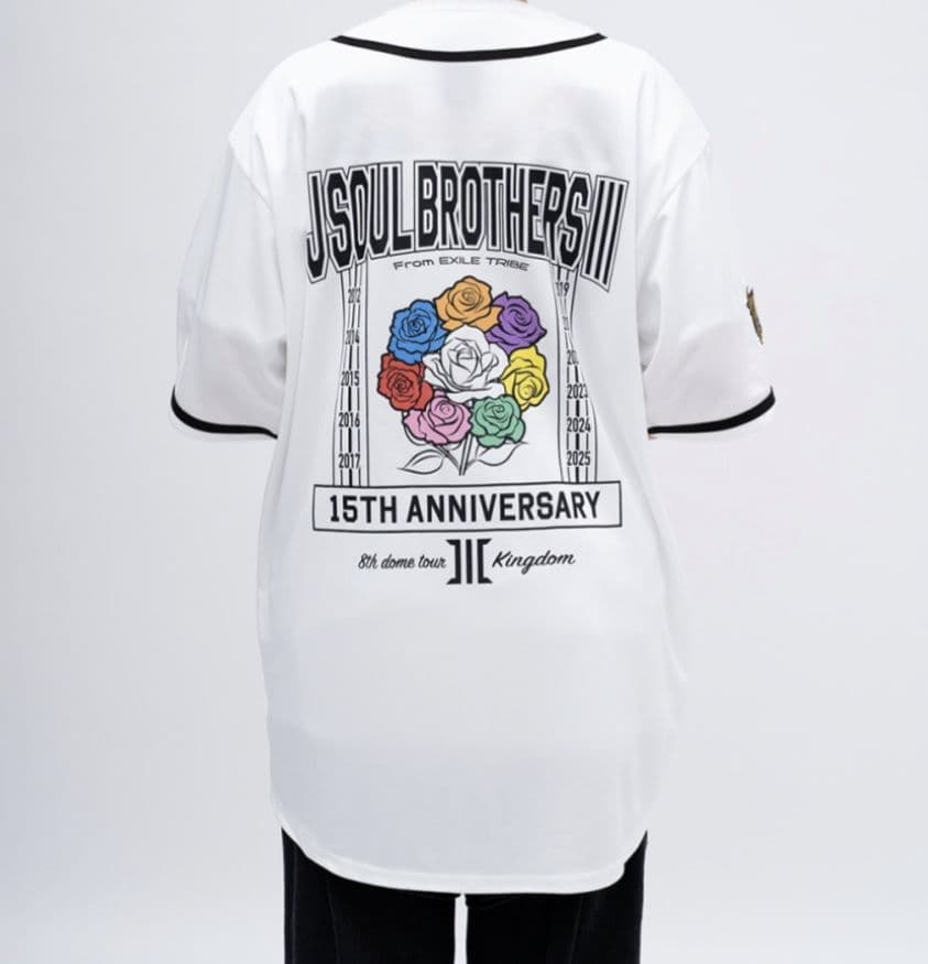 三代目JSOULBROTHERS 【FC限定】ベースボールシャツ/WHITE