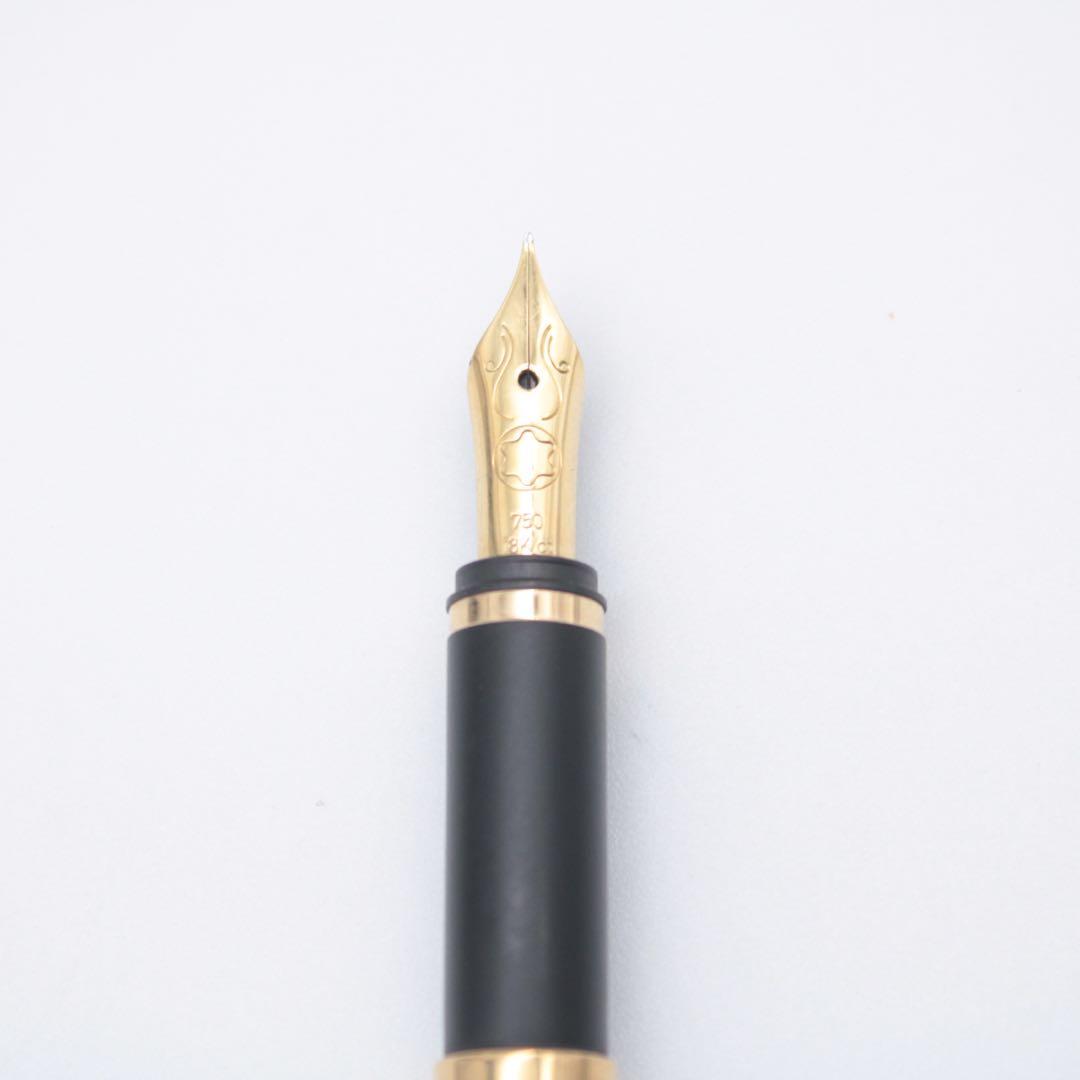 希少 K18 MONTBLANC モンブラン 万年筆 ノブレス オブリージュ 金