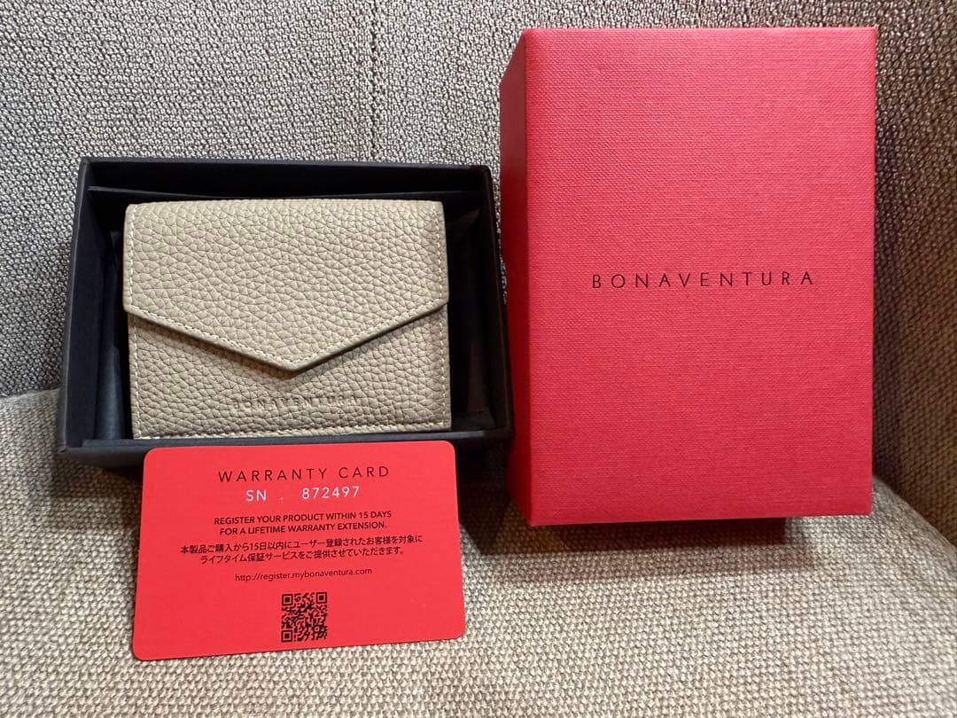 ボナベンチュラ　スモール ウォレット シュリンクレザー