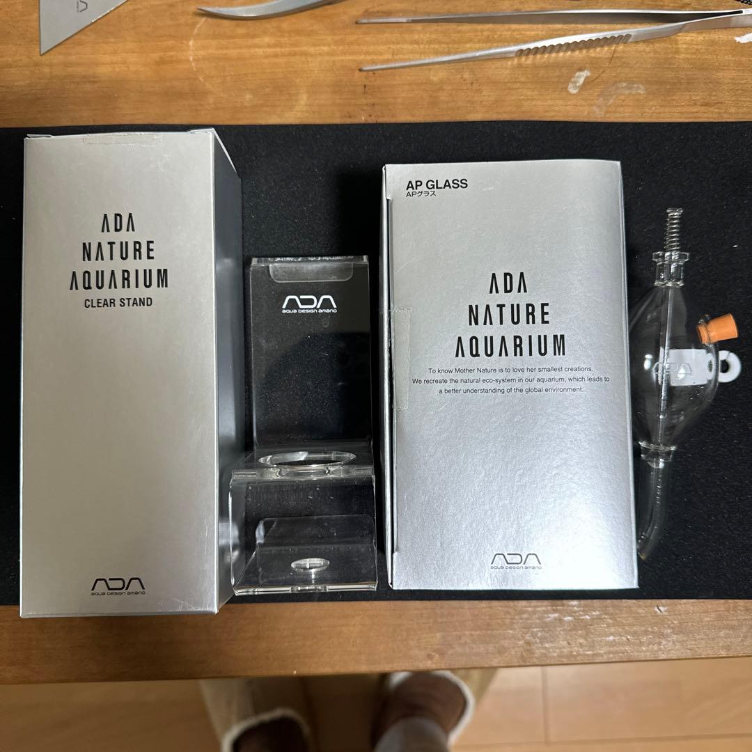 ADA APグラス(ガラス製給餌器).クリアスタンド - メルカリ