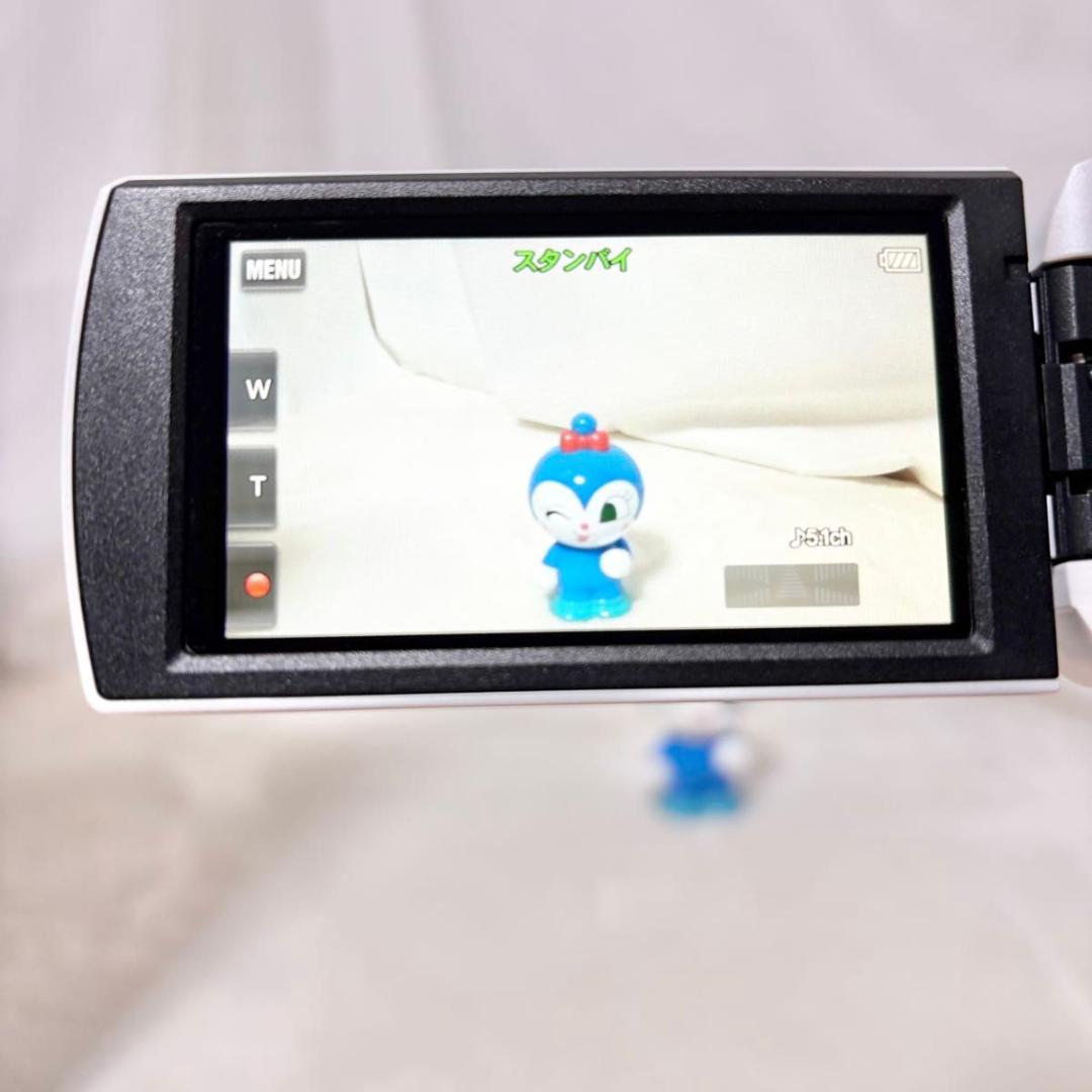 美品　SONY ソニー HDR-CX680 ホワイト ビデオカメラ ハンディカム