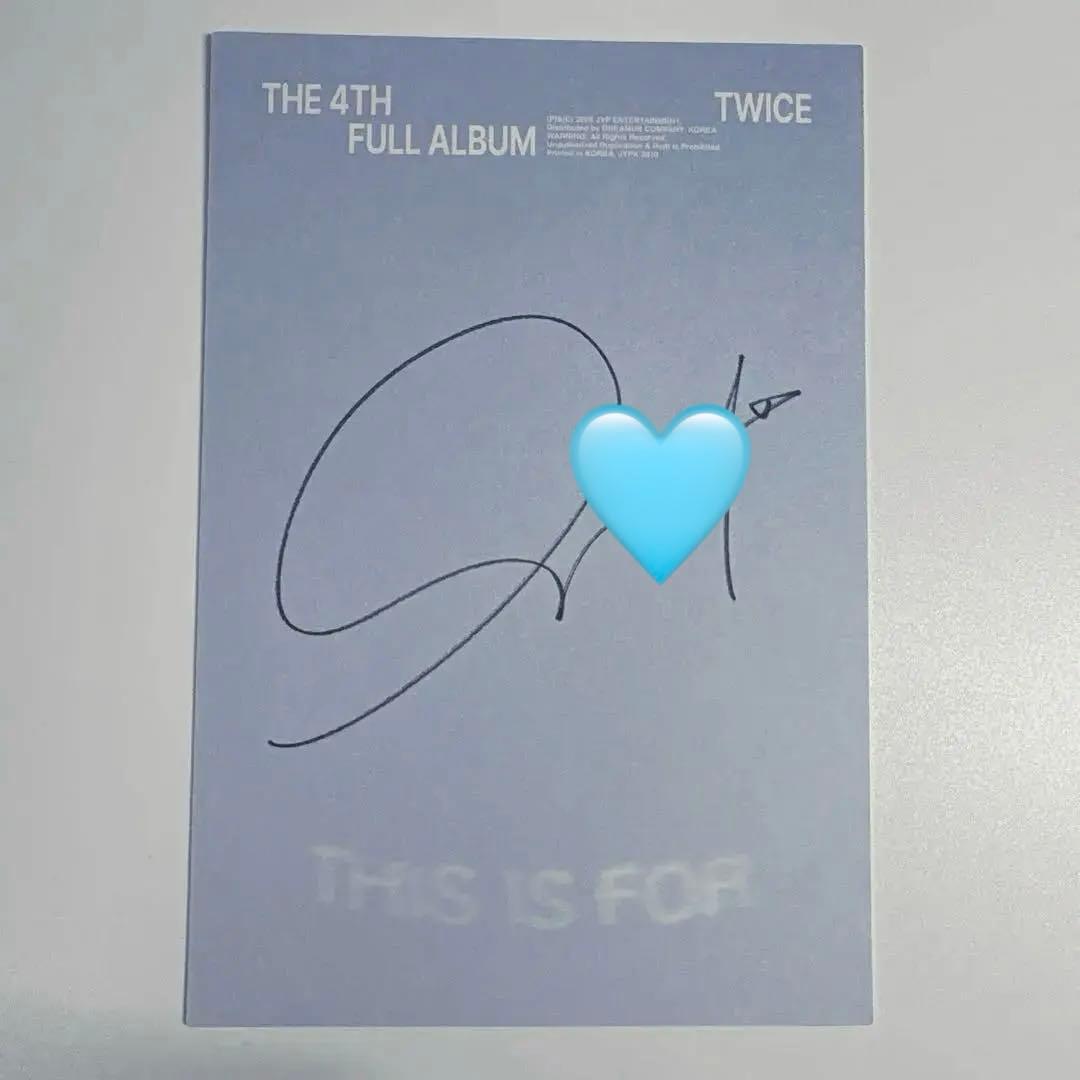 TWICE ミナ 直筆サイン - メルカリ