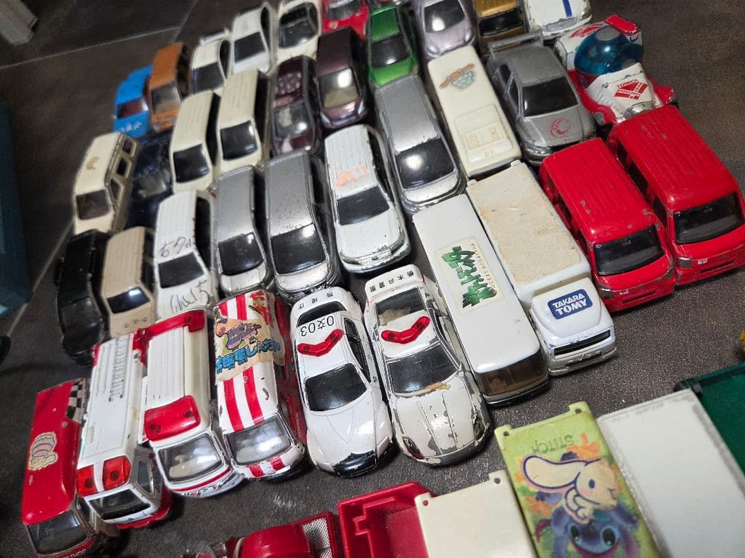 トミカ 80台以上 レトロ ロングトミカ ENEOSガソリンスタンド付き