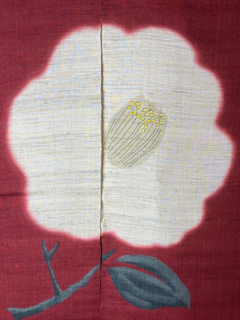 Y*郎様 高級 麻のれん おぼろ染暖簾 万葉舎 新品