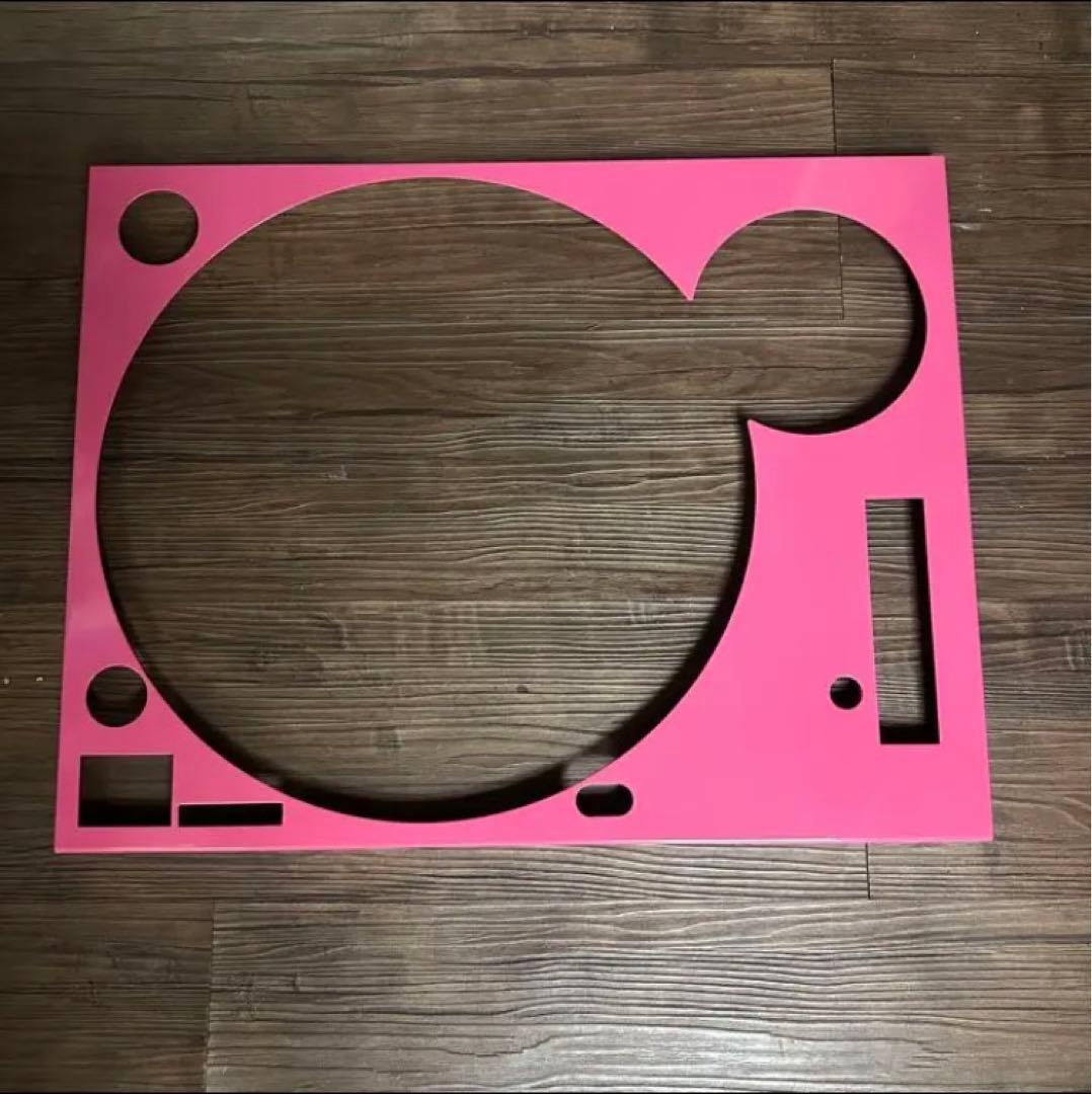 ターンテーブルカバー ピンク2枚 テクニクスsl1200 Technics ターン