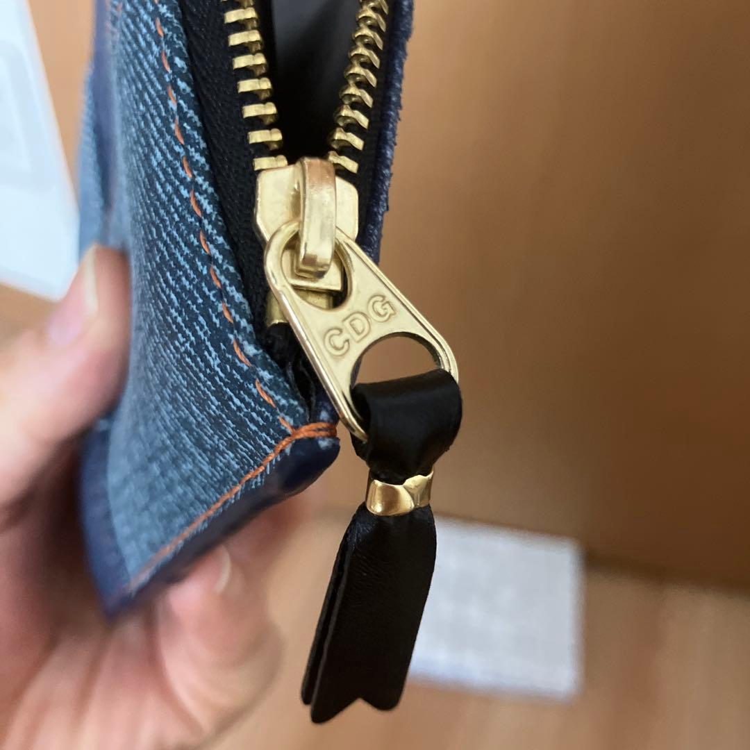 コムデギャルソン　L字ウォレット　デニムポケット