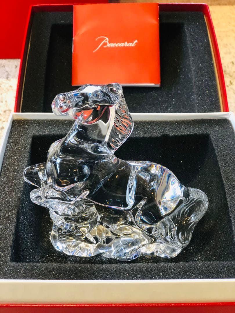 バカラ Baccarat クリスタル 馬 午 オーナメント 楽天市場】【名入れ可